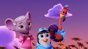 T.O.T.S - "Panda Excess" - Pip and Freddy must deliver a baby panda so cute, that it makes it hard to say goodbye. "A Stinky Situation" - The Junior Fliers have trouble delivering a baby skunk due to its overwhelming smell. (Disney Junior) KC, PIP, FREDDY