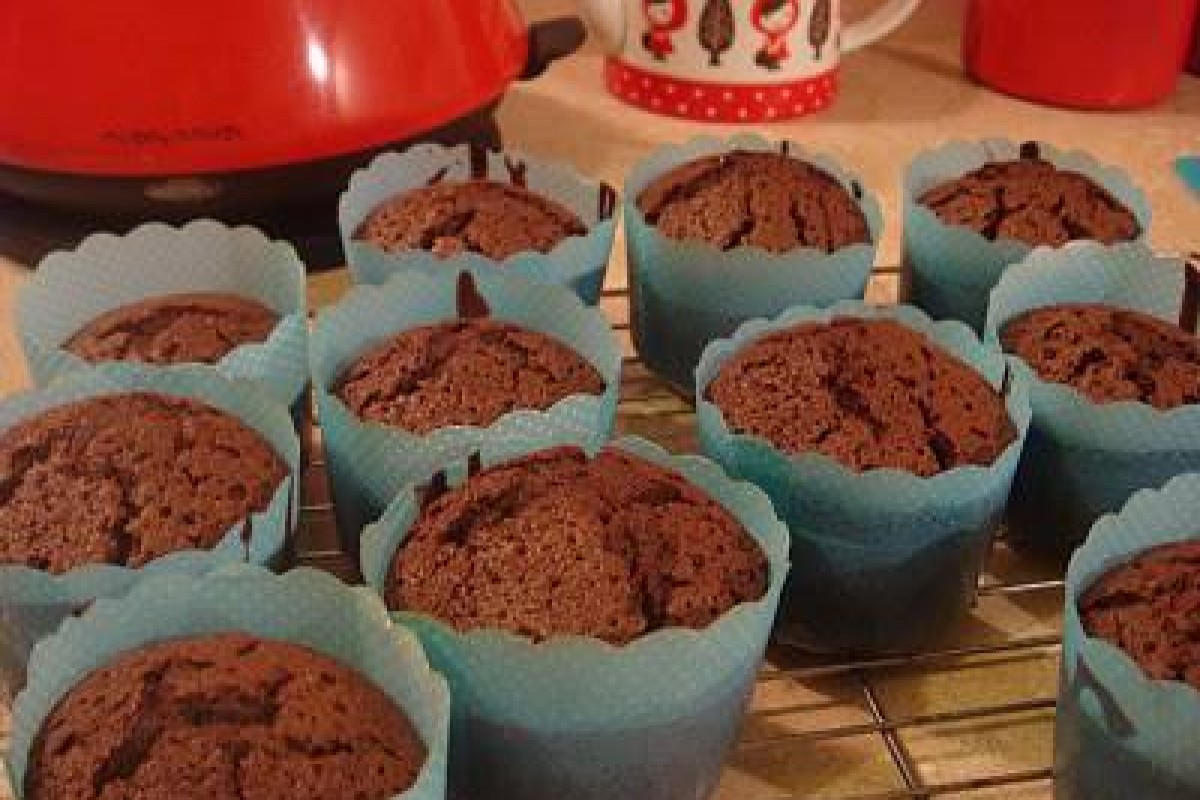 Σοκολατένια ζουμερά  Mud Cupcakes