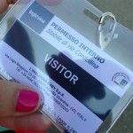 Visitor pass! We are in!