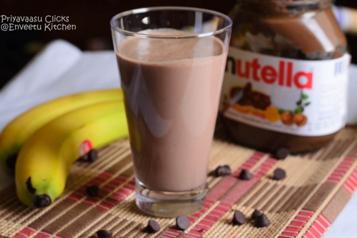 Μπανάνα-Nutella smoothie