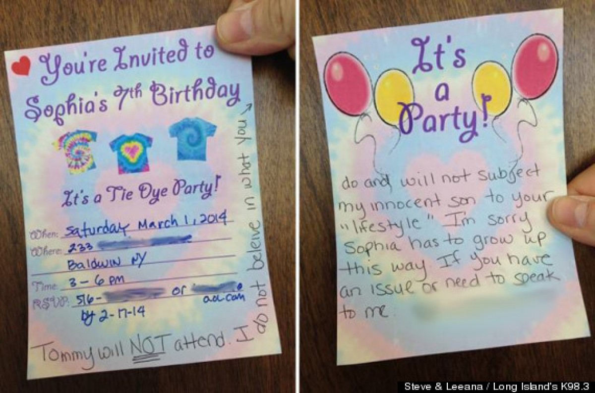 Φάρσα τελικά η απάντηση της μαμάς στην πρόσκληση του παιδικού πάρτι