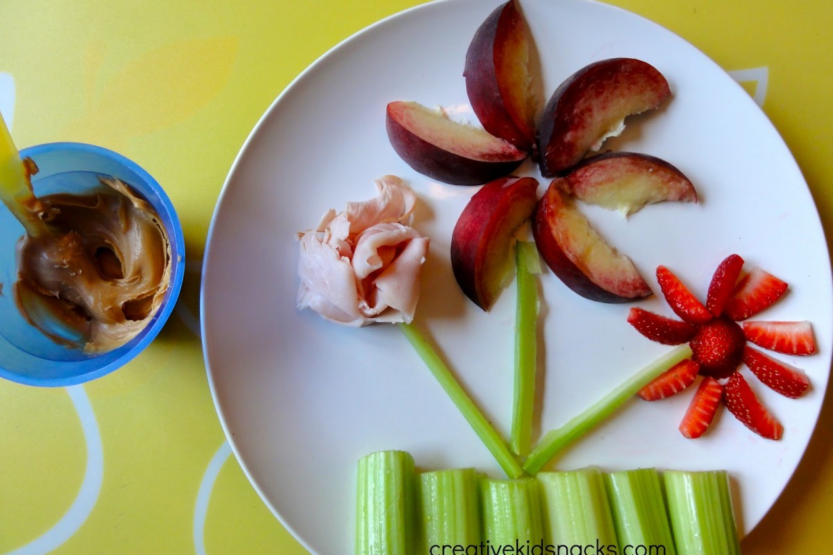10 υγιεινά λουλουδο-σνακ για παιδιά