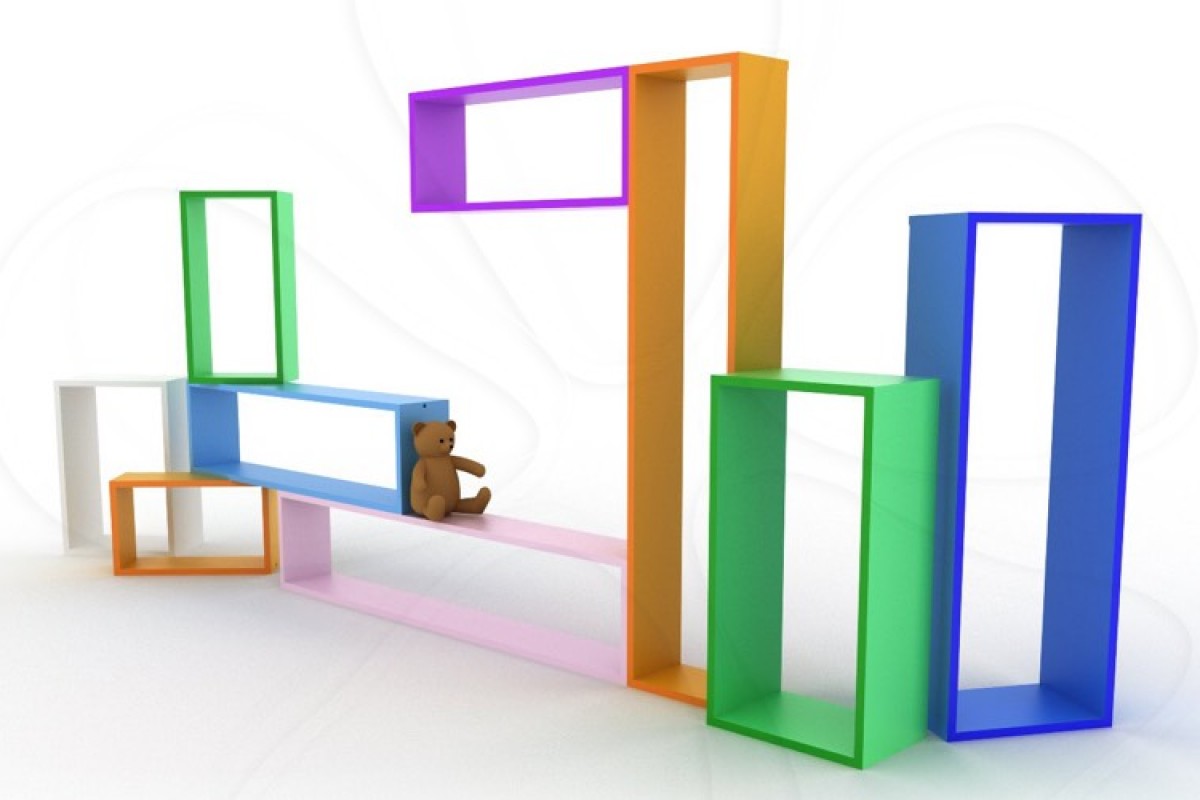 Ράφια Tetris για αμέτρητους, πολύχρωμους συνδυασμούς!