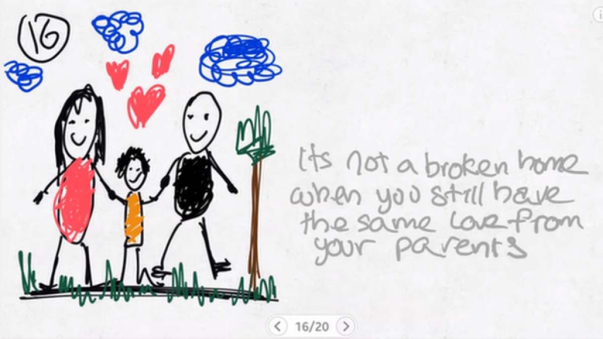 Ένα 9χρονο αγόρι εξηγεί πώς αισθάνεται που είναι παιδί χωρισμένων γονιών