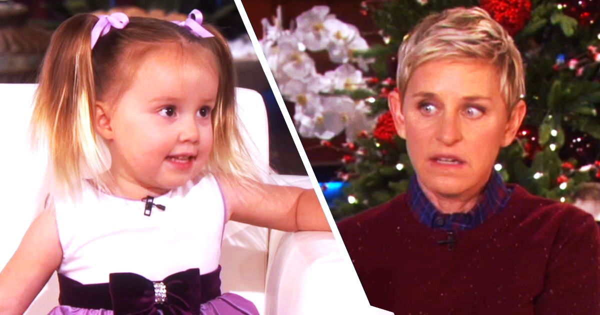 Απολαύστε την 3χρονη που άφησε άφωνη την Ellen με τις απίθανες γνώσεις της