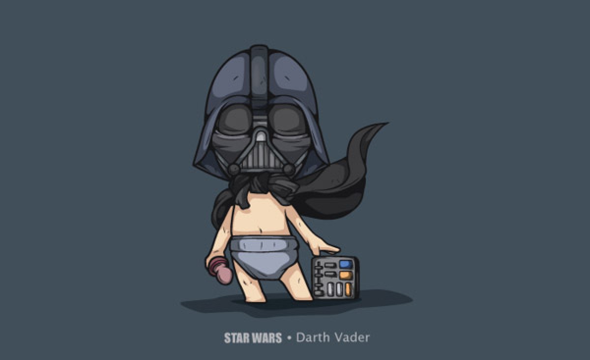 Νήπιο σιγοτραγουδά το εμβατήριο του Darth Vader στην κούνια