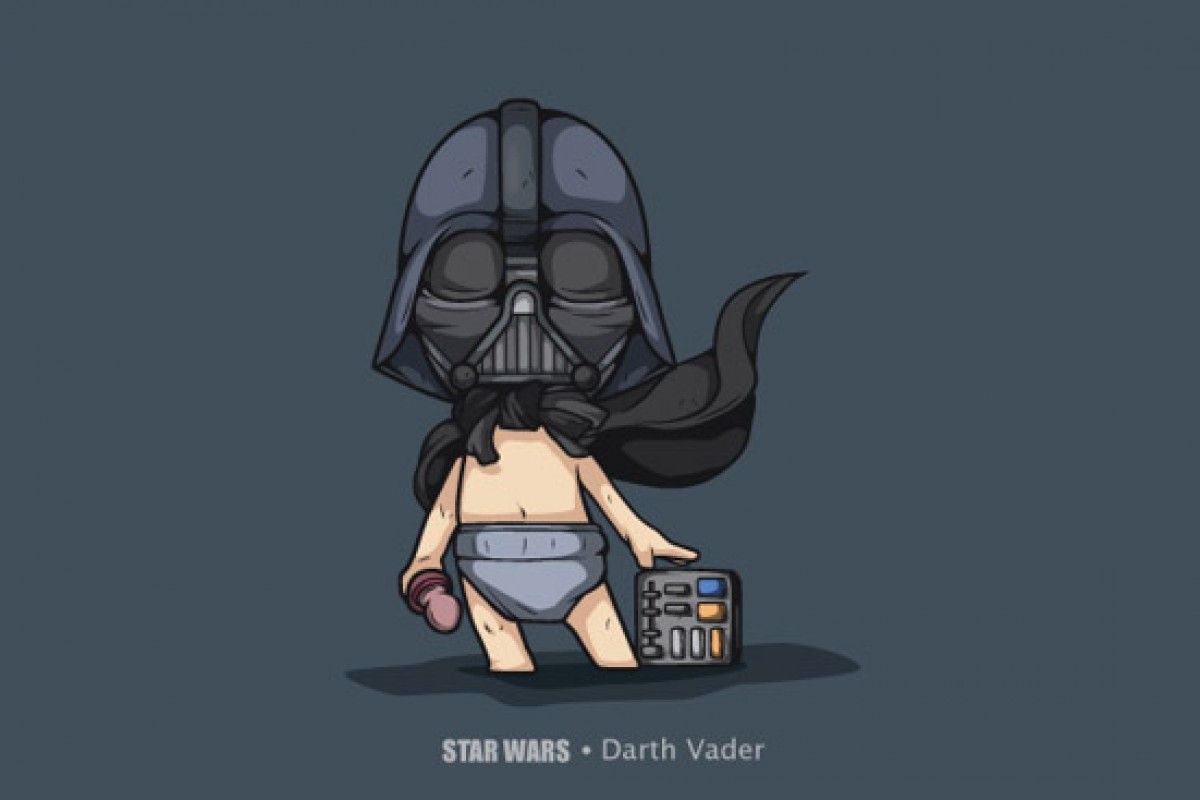 Νήπιο σιγοτραγουδά το εμβατήριο του Darth Vader στην κούνια