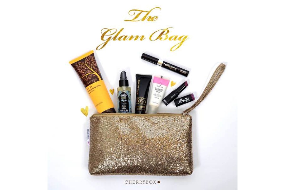 The Glam Bag: η αστραφτερή πρόταση του Cherrybox!