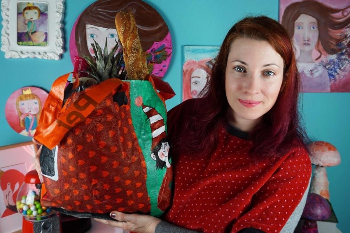 Πώς να φτιάξετε μία Τσάντα για τα ψώνια από Σακούλες!