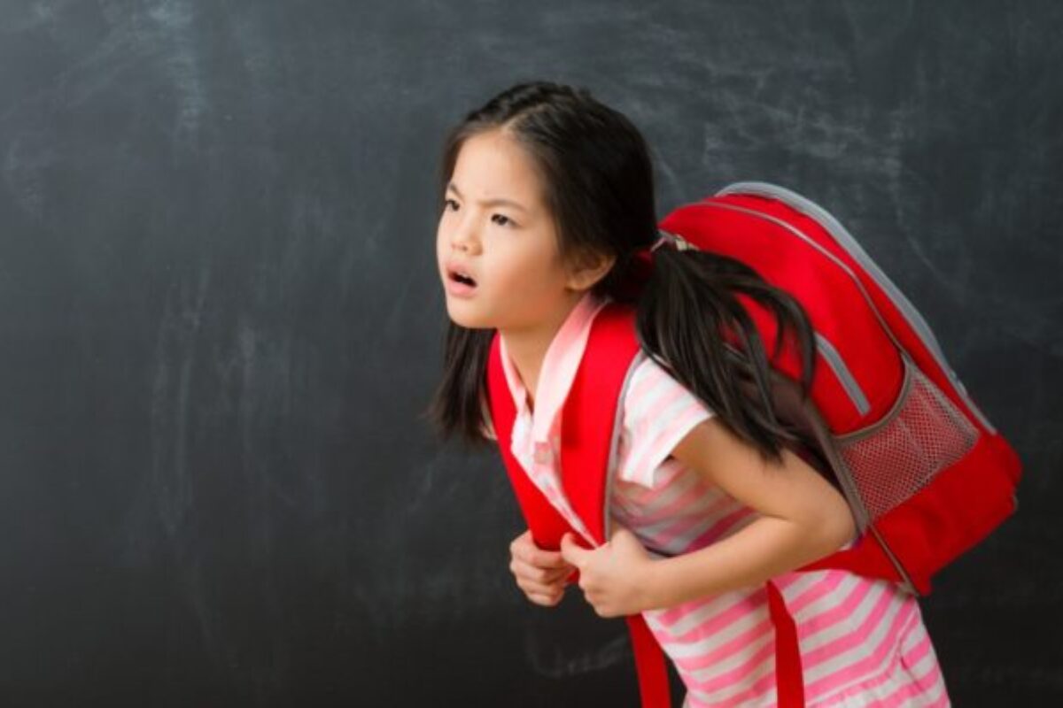 Μέχρι πόσα κιλά πρέπει να είναι η σχολική τσάντα για την σπονδυλική του στήλη του παιδιού