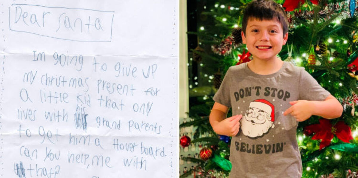 9χρονο αγόρι έγραψε στον Άγιο Βασίλη ζητώντας του να δώσει το δώρο του σε ένα άλλο παιδί που πενθεί φέτος