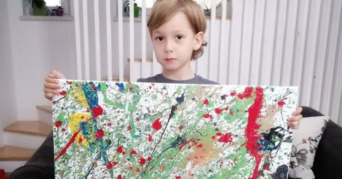 5χρονος με αυτισμό ζωγραφίζει τους πιο συγκλονιστικούς πίνακες